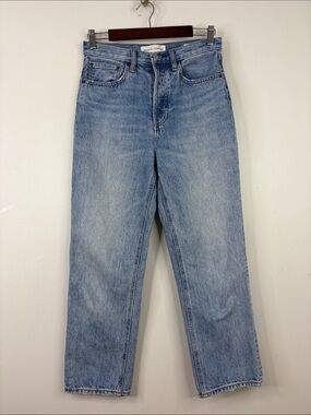 Denim Forum Jeans Womens 26 x 26 The Joni High Rise Loose Blue Slouchy Aritzia